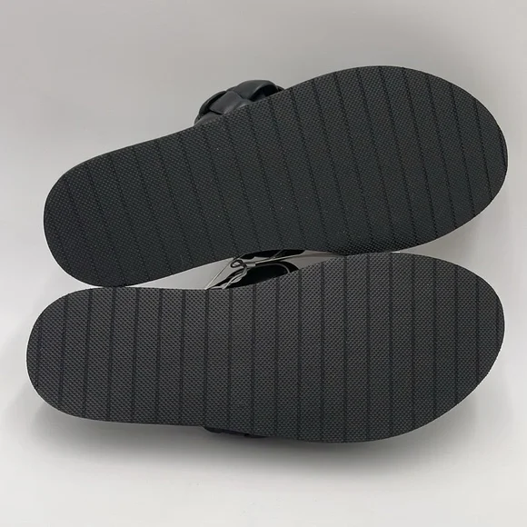 NWT A New Day Women’s Sage Braided Footbed Sandals - Black, Size 8 - Picture 7 of 13